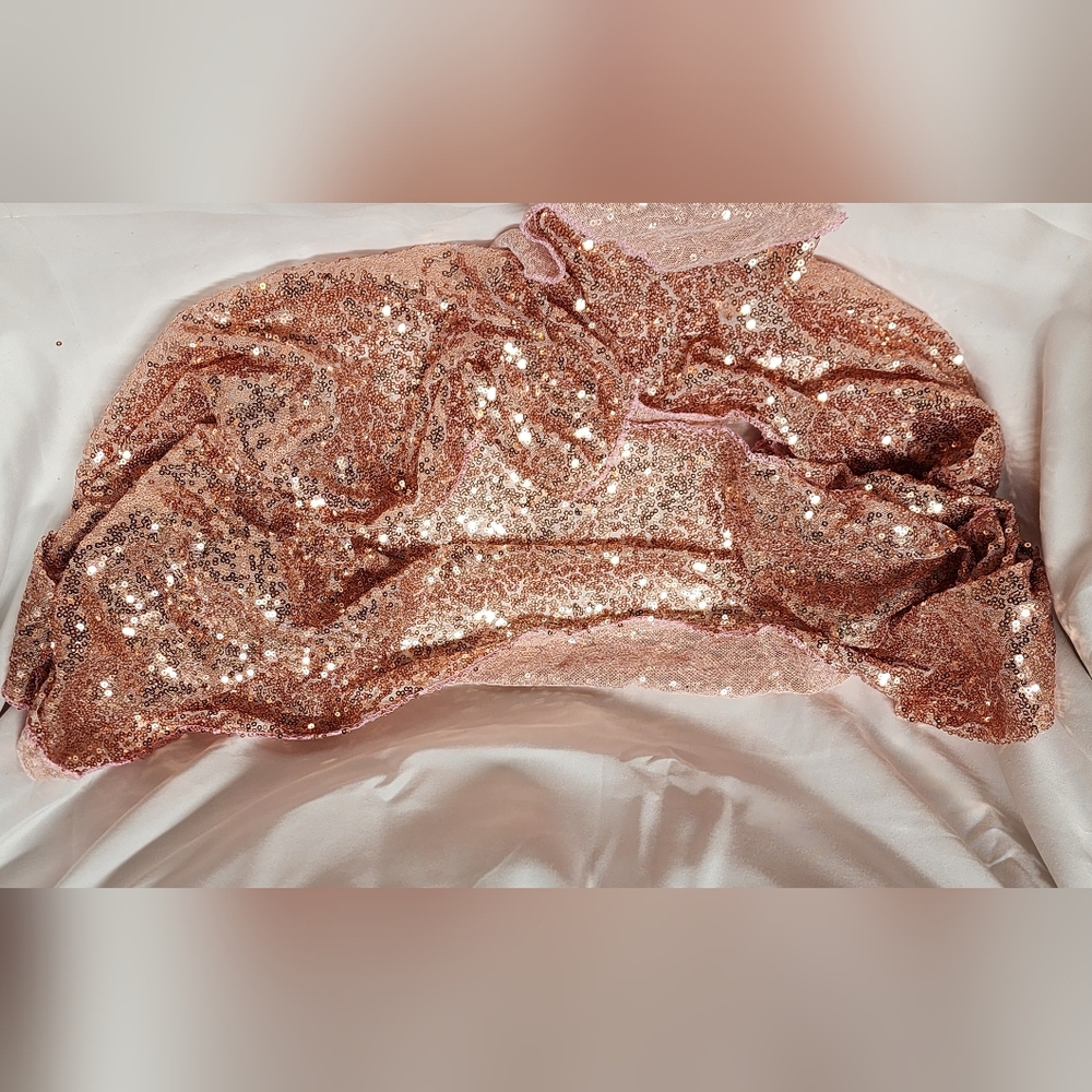 Rose Gold Sequin Table Runner